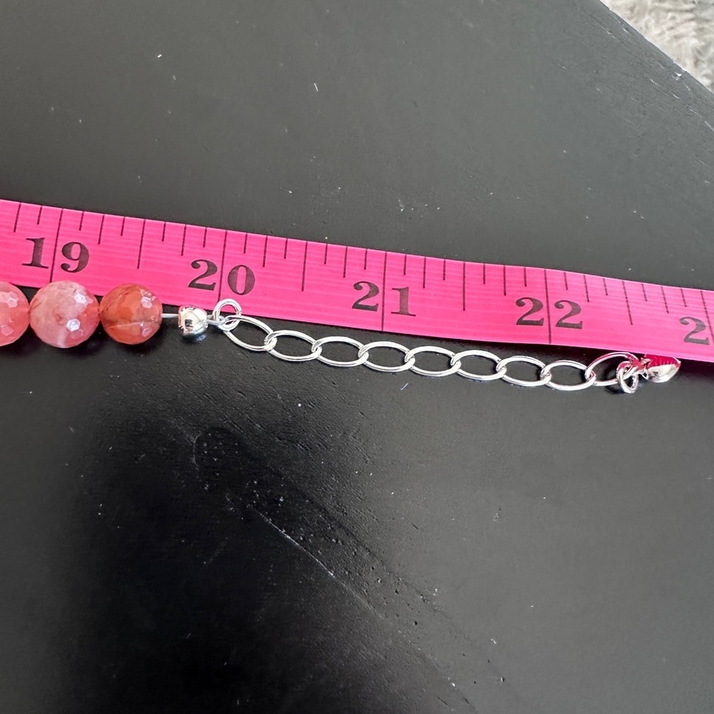 Hessonite faucet bead necklace by Mine Finds Jay King - Picture 7 of 11